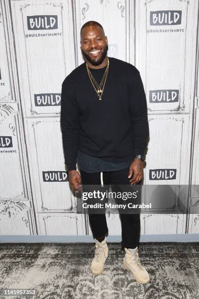 Martellus Bennett attends Build Series to discuss his new book "Dear Black Boy" at Build Studio on April 29, 2019 in New York City.