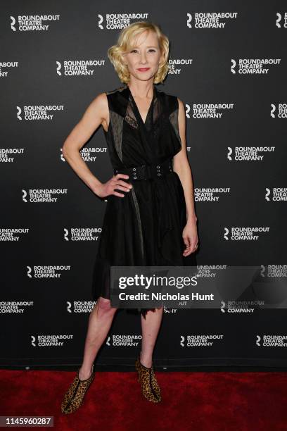Actress Anne Heche attends red carpet for th "Twentieth Century" Benefit Concert Reading at Studio 54 on April 29, 2019 in New York City.