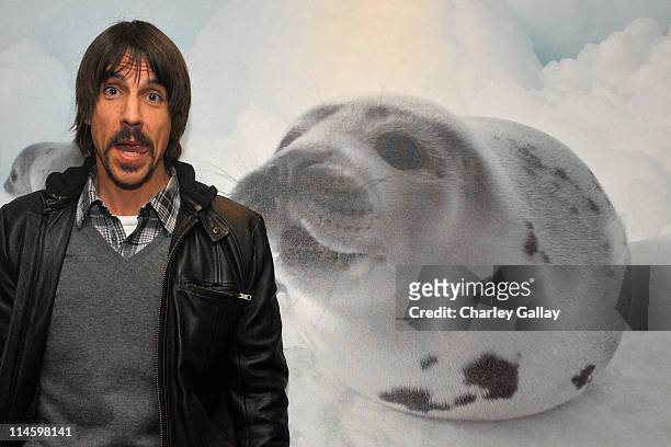 Musician Anthony Kiedis attends the Bon Appetit Supper Club "A Sealed Fate?" dinner at Skylodge on January 18, 2009 in Park City, Utah.