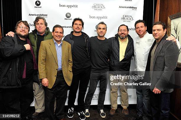 Director Guillermo del Toro, Co-President of Sony Pictures Classics, Tom Bernard, Publisher and VP of Bon Appetit, Paul Jowdy, Carlos Cuaron,...