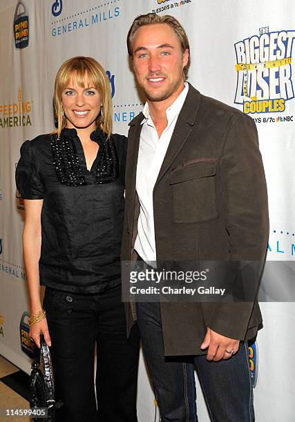 Actress Arianne Zucker and actor Kyle Lowder attend the Pound For Pound Challenge for Feeding America, an initiative that encourages Americans to...