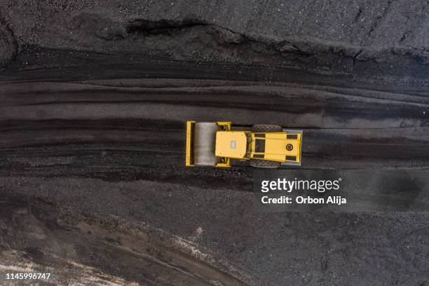 coal mineral exploitation - mining natural resources stock pictures, royalty-free photos & images