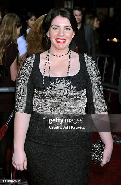 Author Stephenie Meyer arrives at "The Twilight Saga: New Moon" premiere held at the Mann Village Theatre on November 16, 2009 in Westwood,...