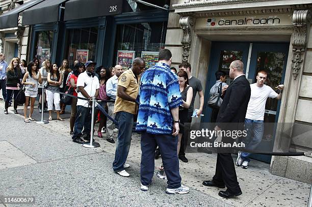 Atmosphere at the Taio Cruz album release party hosted by Z100 and MySpace Music at Canal Room on June 1, 2010 in New York City.