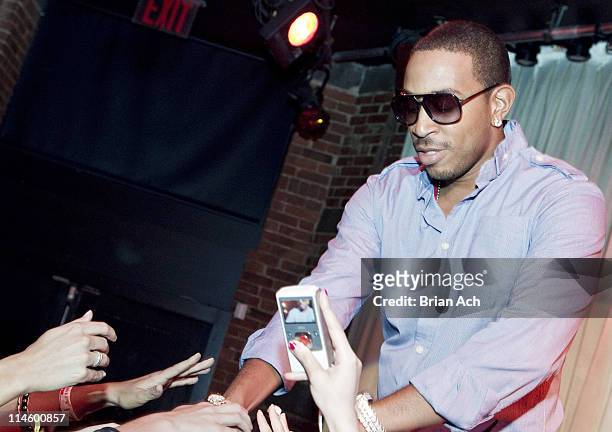 Musical artist Ludacris attends the Taio Cruz album release party hosted by Z100 and MySpace Music at Canal Room on June 1, 2010 in New York City.
