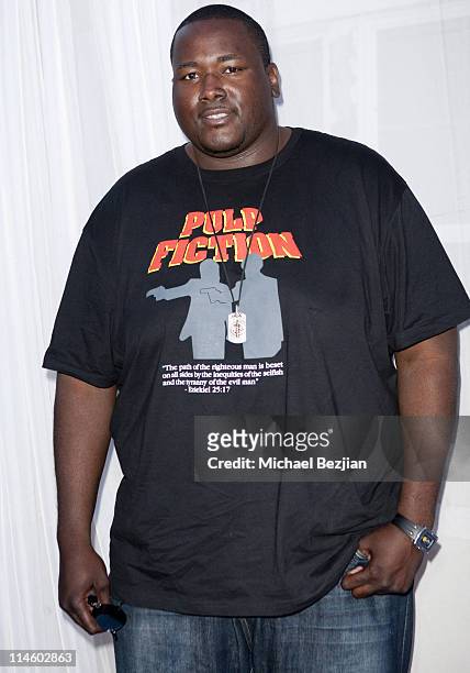 Actor Quinton Aaron at Diana Lopez Birthday Celebration on May 22, 2010 in Los Angeles, California.