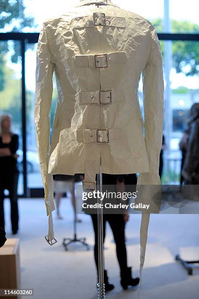 Work by artist/designer Greg Lauren is seen at the Los Angeles party for Alteration presented by Greg Lauren on May 1, 2010 in Los Angeles,...