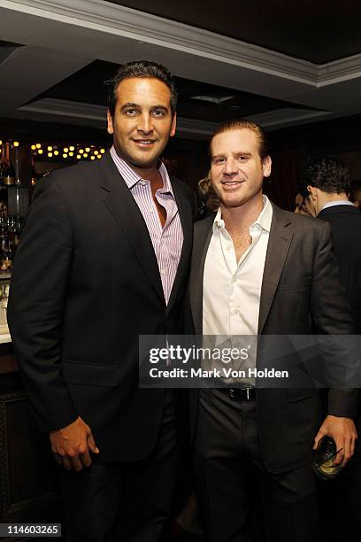 Italo Zanzi and Jed Weinstein attend A.C.E.'s Young Professionals Cocktail Reception at RdV Lounge on May 20, 2010 in New York, New York.