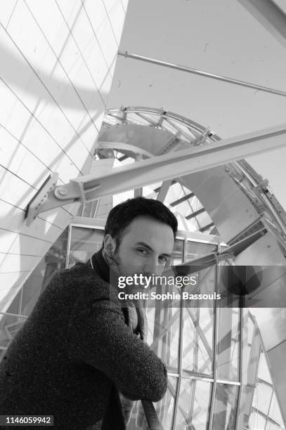 Portrait de Sebastien Bizet, nouveau responsable de la Communication chez Fondation d'entreprise Luis Vuitton, Fondation Vuitton, Paris, France, 3...