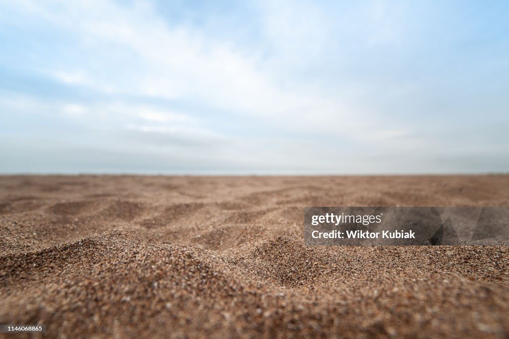 Sand on the beach