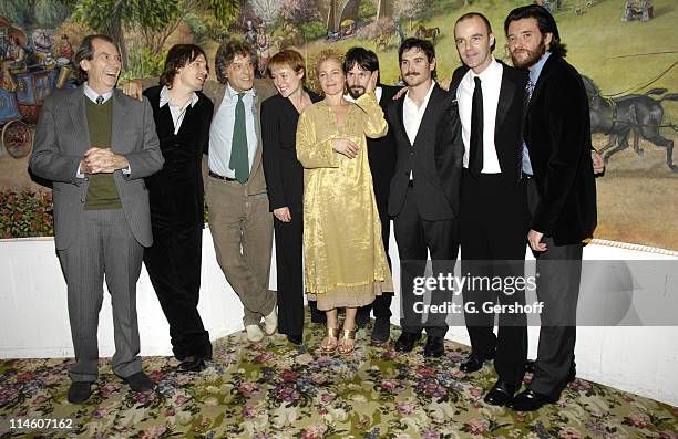 Cast members Richard Easton, Ethan Hawke, Tom Stoppard, playwright, cast members Jennifer Ehle, Amy Irving, Josh Hamilton, Billy Crudup, Brian F....