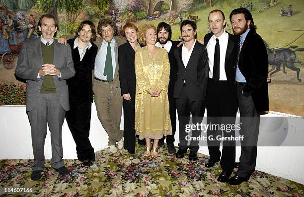 Cast members Richard Easton, Ethan Hawke, Tom Stoppard, playwright, cast members Jennifer Ehle, Amy Irving, Josh Hamilton, Billy Crudup, Brian F....