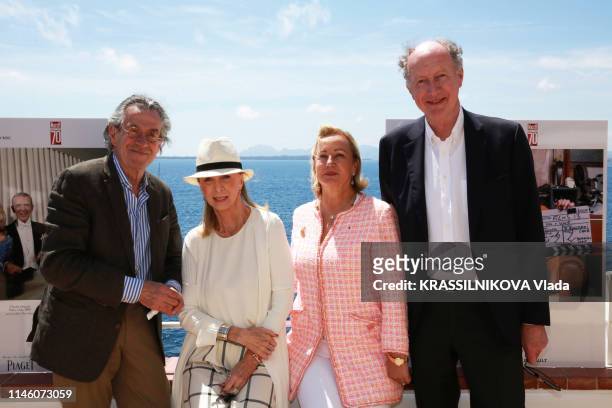 Opening of the exhibition 70 years of cinema photographed by Paris Match at the Cap-Eden Roc Hotel in Antibes on May 16, 2019. Michel Janneau of the...