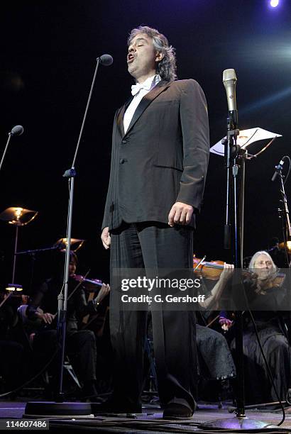 Andrea Bocelli during Andrea Bocelli in Concert at Madison Square Garden - November 30, 2006 at Madison Square Garden in New York City, New York,...