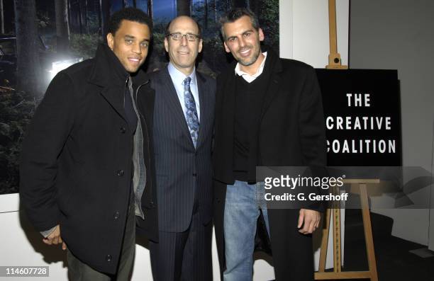 Michael Ealy, Matt Blank, Chief Executive Officer of Showtime, and Oded Fehr