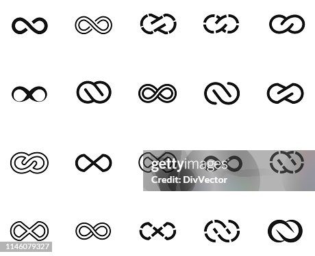 Infinity Symbol Ruler Infinity Symbols Set High-Res Vector Graphic - Getty Images