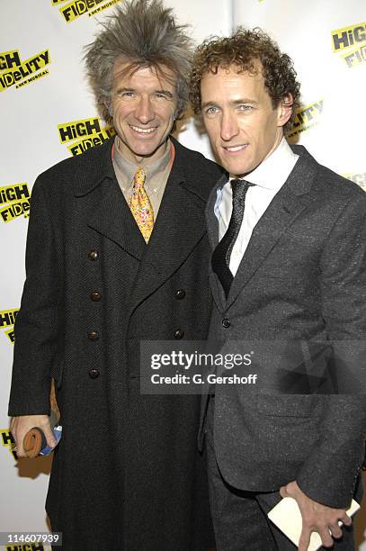 Dan Zanes and Jeffrey Seller, producer during "High Fidelity" Broadway Opening - December 7th, 2006 at Imperial Theatre in New York City, New York,...