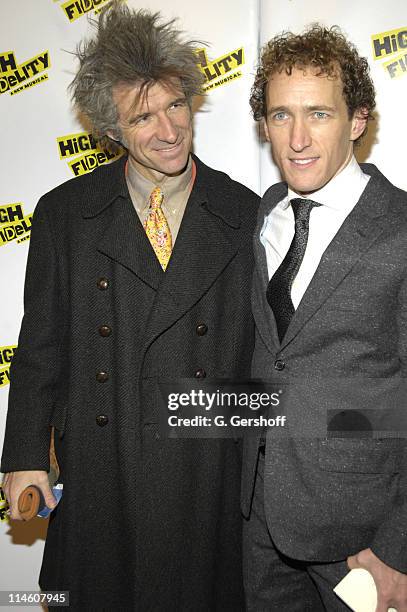 Dan Zanes and Jeffrey Seller, producer during "High Fidelity" Broadway Opening - December 7th, 2006 at Imperial Theatre in New York City, New York,...