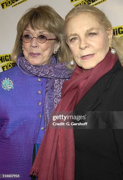 Phyllis Newman and Lauren Bacall during "High Fidelity" Broadway Opening - December 7th, 2006 at Imperial Theatre in New York City, New York, United...