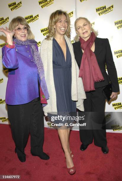 Phyllis Newman, Amanda Green and Lauren Bacall during "High Fidelity" Broadway Opening - December 7th, 2006 at Imperial Theatre in New York City, New...