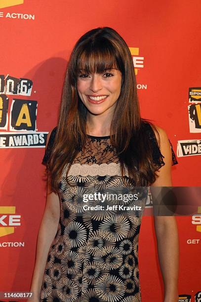 Emmanuelle Vaugier during Spike TV's 2006 Video Game Awards Hosted By Samuel L. Jackson - Red Carpet at The Galen Center in Los Angeles, California,...