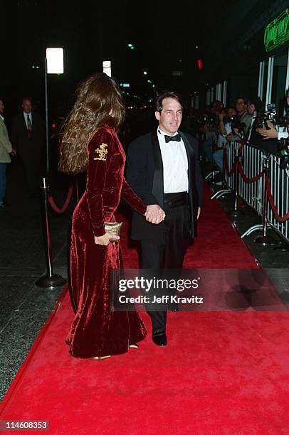 Madeline Stowe and Brian Benben during Ace Awards 1995 at The Wiltern in Los Angeles, CA, United States.