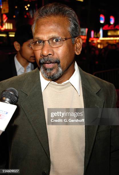 Mani Ratnam, director during "Guru" New York City Premiere - Red Carpet at AMC Empire Theater in New York City, New York, United States.