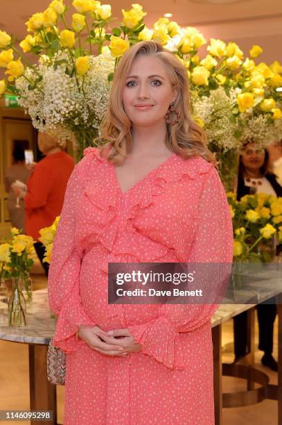 Hayley McQueen celebrates the 90th Anniversary of JW Marriott Grosvenor House London on April 30, 2019 in London, England.