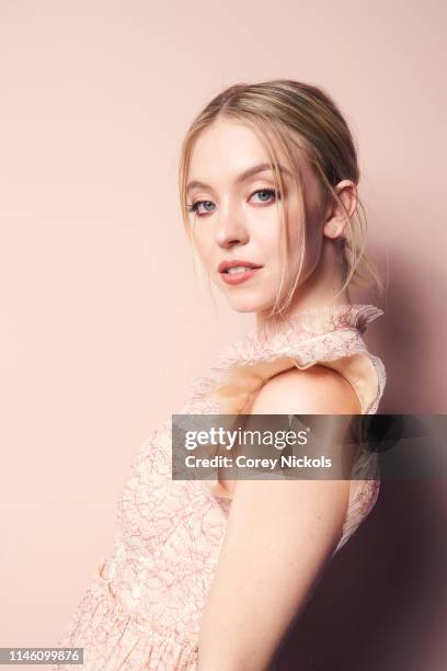 Sydney Sweeney of the film 'Clementine' poses for a portrait during the 2019 Tribeca Film Festival at Spring Studio on April 28, 2019 in New York...