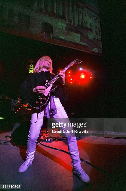 Michael McKean of Spinal Tap during Spinal Tap in Concert, 1992 at Universal Amphitheatre in Universal City, CA, United States.