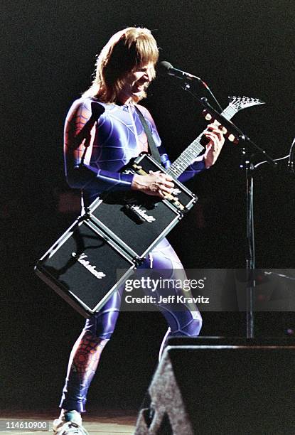 Christopher Guest of Spinal Tap during Spinal Tap in Concert, 1992 at Universal Amphitheatre in Universal City, CA, United States.