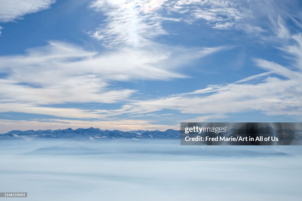 The top of the mountains in ayer, Valais, Ayer, Suisse...