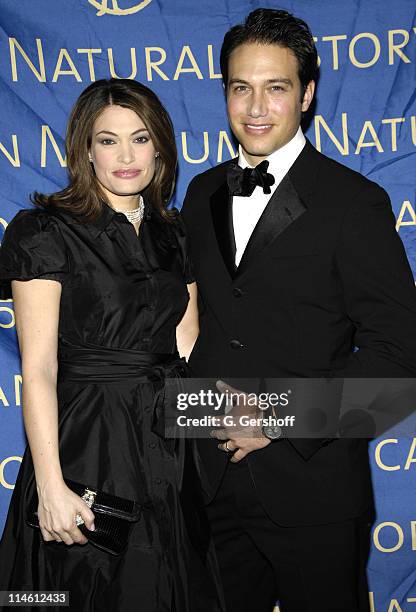 Kimberly Guilfoyle and Eric Vallency during American Museum of Natural History Holds its Annual Winter Dance - Arrivals in New York City, New York,...