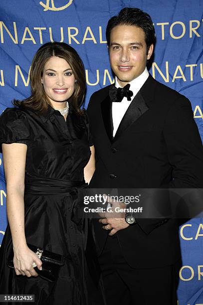 Kimberly Guilfoyle and Eric Vallency during American Museum of Natural History Holds its Annual Winter Dance - Arrivals in New York City, New York,...
