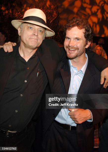 Brad Dourif and Sean Bridges during "Deadwood" Season Premiere - After Party in Los Angeles, California, United States.