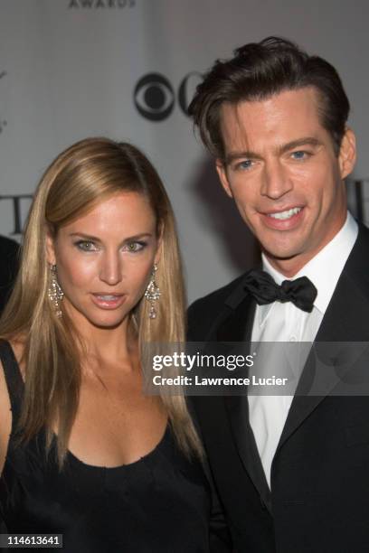 Jill Goodacre and Harry Connick, Jr., nominee for Best Performance by a Leading Actor in a Musical for "The Pajama Game"