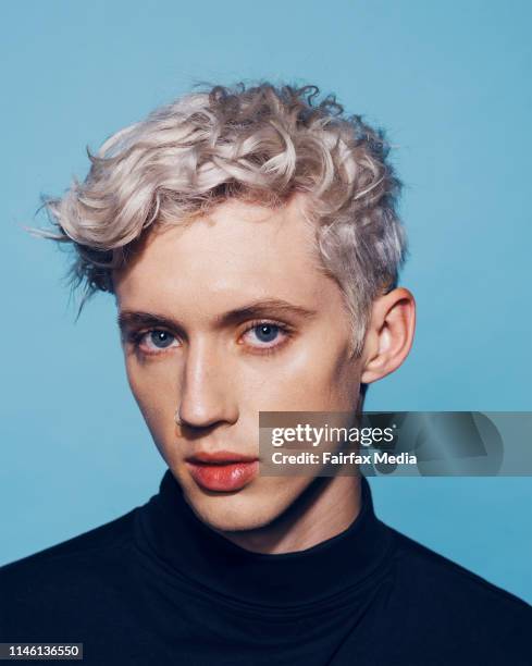 Troye Sivan is a South African-born Australian singer and songwriter. He is photographed in Sydney, July 11, 2018.