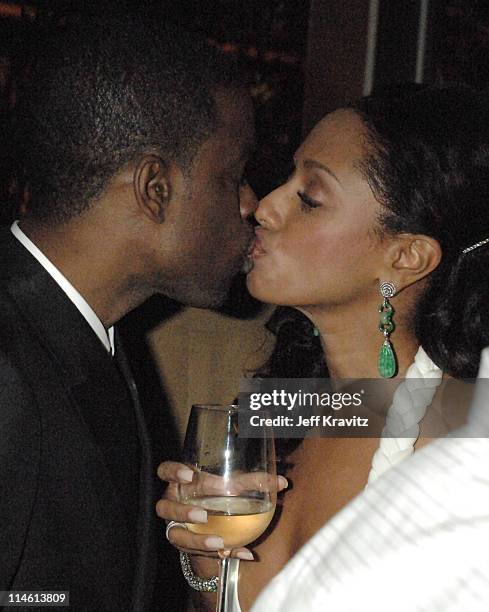 Chris Rock and Malaak Compton during "I Think I Love My Wife" Los Angeles Premiere - After Party in Los Angeles, California, United States.