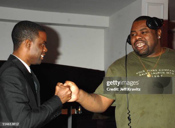 Chris Rock and Biz Markie during "I Think I Love My Wife" Los Angeles Premiere - After Party in Los Angeles, California, United States.