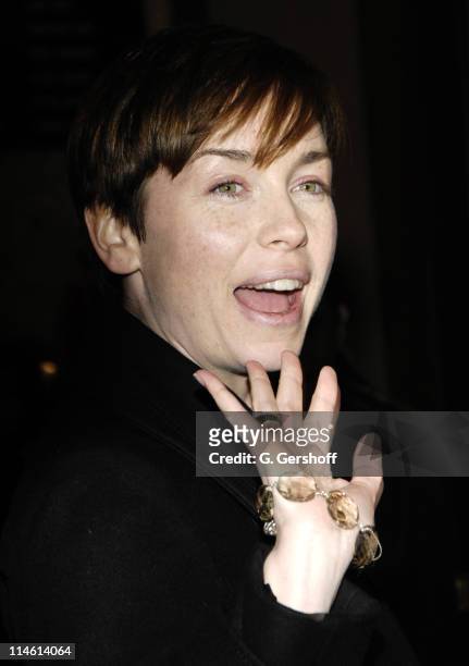 Julianne Nicholson during "Talk Radio" Broadway Opening Night at The Longacre Theatre in New York City, New York, United States.