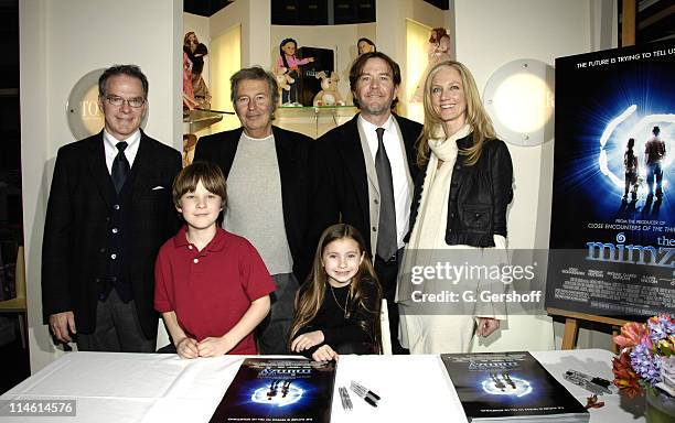 Robert Tonner, designer, Chris O'Neil, Robert Shaye, director, Rhiannon Leigh Wryn, Timothy Hutton and Joely Richardson