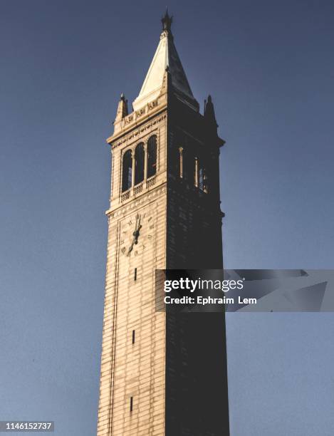 berkeley clock - berkley fotografías e imágenes de stock