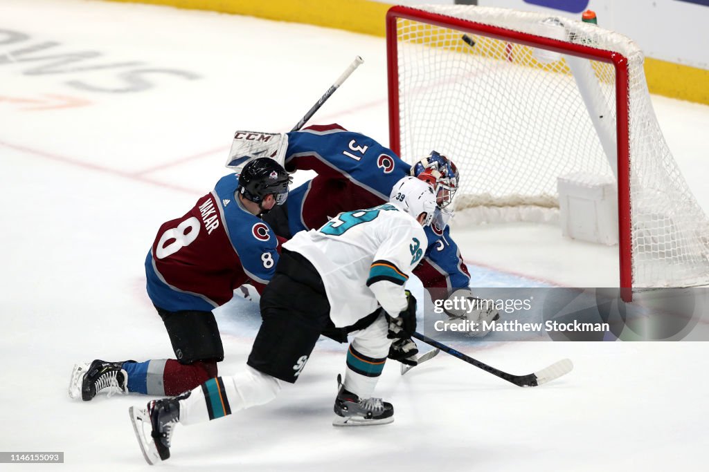 San Jose Sharks v Colorado Avalanche - Game Three