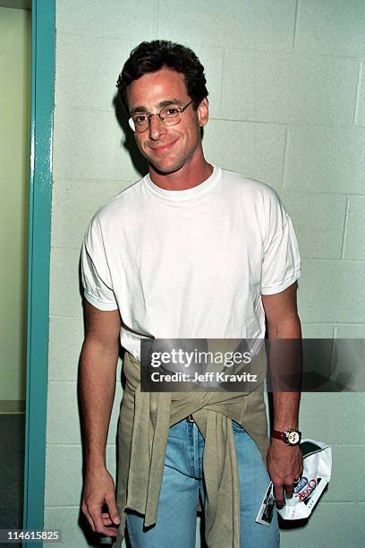 Bob Saget during 3rd Annual Rock'n the Puck Celebrity Hockey Game to Benefit TJ Martell, 1994 at Great Western Forum in Los Angeles, CA, United...