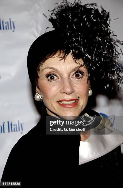 Lilliane Montevecchi during Boys' Towns of Italy "Ball of the Year" Gala Celebrating Patti LaBelle at Pierre Hotel in New York City, New York, United...