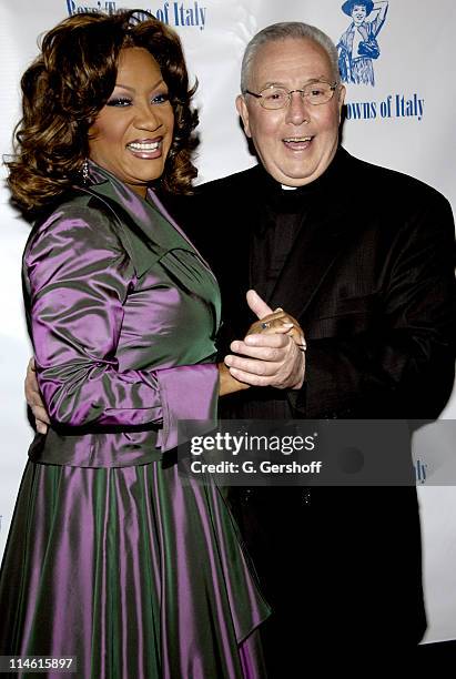 Patti LaBelle and Bro.Anthony E. D'Adamo, CFC during Boys' Towns of Italy "Ball of the Year" Gala Celebrating Patti LaBelle at Pierre Hotel in New...