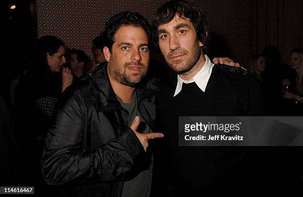 Brett Ratner and Brent Bolthouse during "Entourage" Third Season Premiere in Los Angeles - After Party in Los Angeles, California, United States.