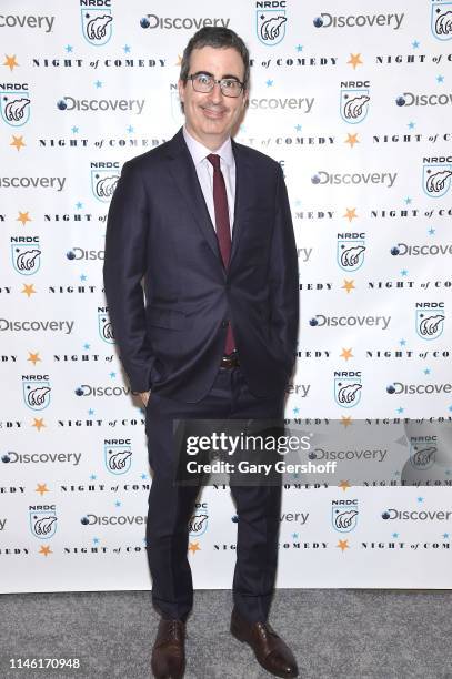 Comedian John Oliver attends the NRDC's 'Night of Comedy' benefit at New York Historical Society on April 30, 2019 in New York City.