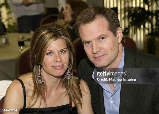Beth Toussaint and Jack Coleman during The Academy of Television Arts and Sciences Presents An Evening with "Heroes" - VIP Reception at Leonard H....