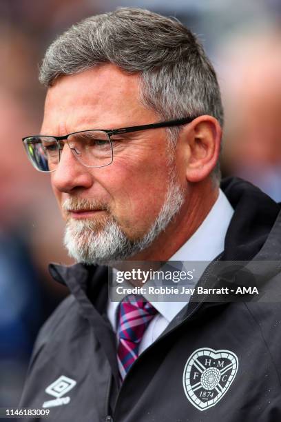 Craig Levein the head coach / manager of Hearts during the William Hill Scottish Cup final between Heart of Midlothian and Celtic at Hampden Park on...